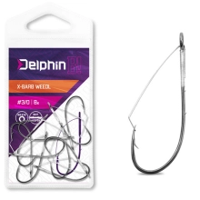DELPHIN - Háček na čeburašku B! X-BARB Weedl vel. 3/0 8 ks