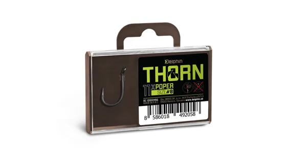 DELPHIN - Háček Thorn Poper vel. 2 11 ks