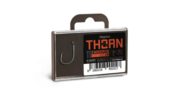 DELPHIN - Háček Thorn Wider Barbless vel. 2 11 ks