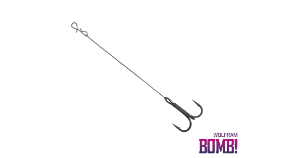 DELPHIN - Hotový návazec Bomb! Twisto Rigs Wolfram 3 ks vel. 1 12 cm