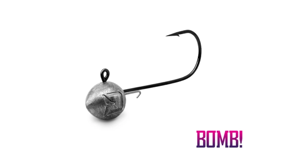 DELPHIN - Jigová hlava s držákem Bomb! 5 ks 15 g vel. 8/0