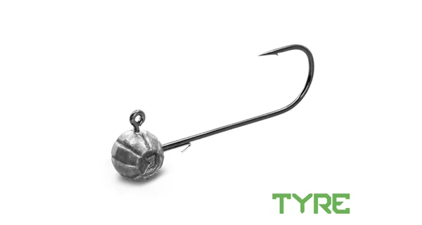 DELPHIN - Jigová hlava s držákem TYRE vel. 8/0 80 g 3 ks