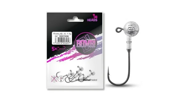 DELPHIN - Jigová hlava s límečkem Bomb! 10 g vel. 8/0 3 ks