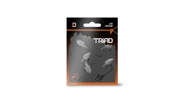 DELPHIN - Jigová hlava s límečkem TRIAD vel. 3/0 10 g 5 ks