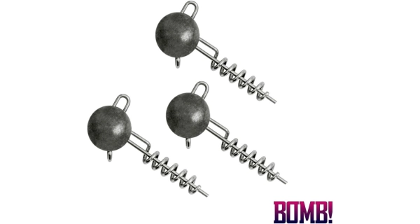 DELPHIN - Jigová hlavička Bomb! Twisto Jiger 5 g 3 ks