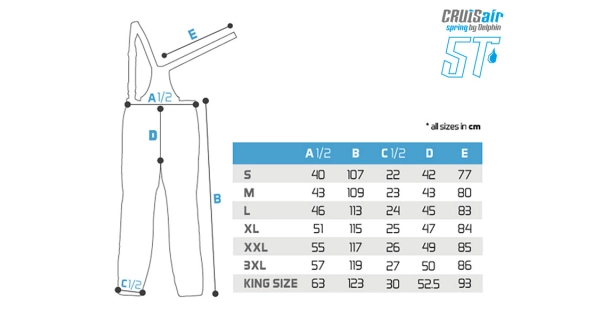 DELPHIN - Kalhoty CruisAIR SPRING 5T vel. 2XL