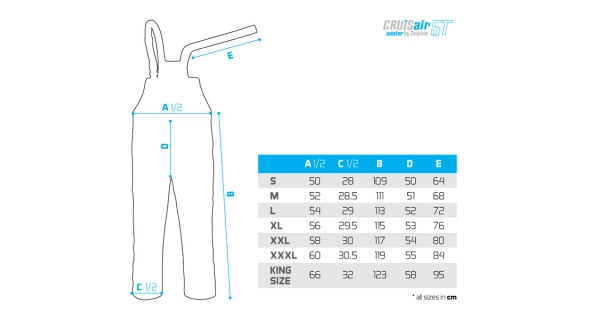 DELPHIN - Kalhoty CruisAIR WINTER 5T vel. L