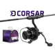 DELPHIN - Kaprařský set Prut CorsaBLACK NERO 3,6 m 3 lb 2 díly + Naviják 6T + Vlasec 0,30 mm