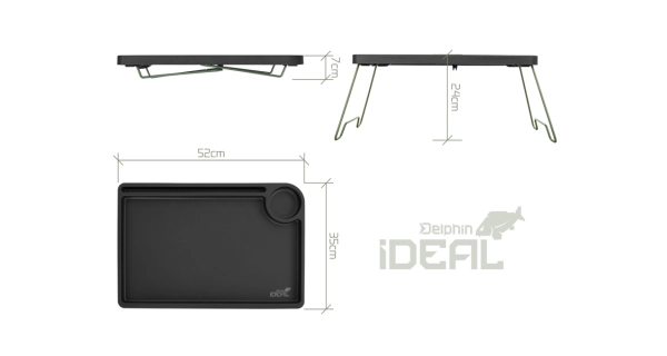 DELPHIN - Kaprařský skládací stolek iDEAL