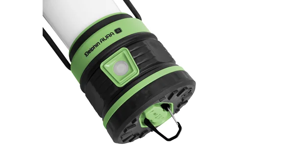 DELPHIN - Kempingová lampa Aura UC 8,5 W