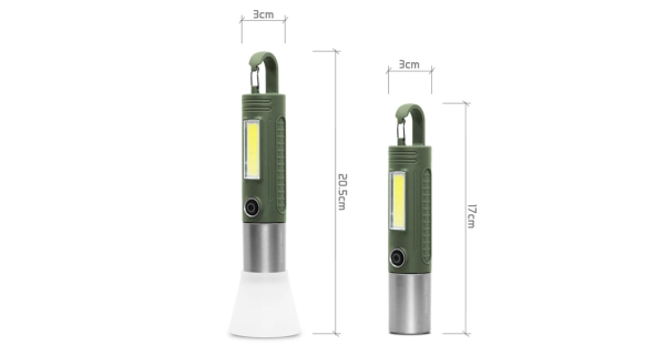 DELPHIN - Kempingové svítidlo Torix 2200 mAh