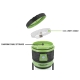 DELPHIN - Kempová lampa Aura + UC 8,5W 5400 mAh