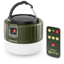 DELPHIN - Kempová lampa s ovladačem SVITA