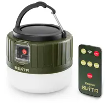 DELPHIN - Kempová lampa s ovladačem SVITA