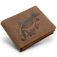 DELPHIN - Kožená peněženka Carp Classic