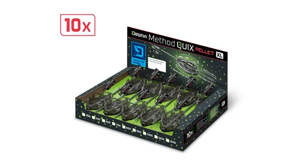 DELPHIN - Krmítko Method QUIX Pellet XL 90 g