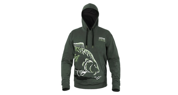DELPHIN - Mikina CATCH ME! kapr vel. 2XL