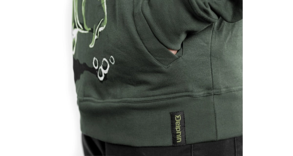 DELPHIN - Mikina CATCH ME! kapr vel. 2XL