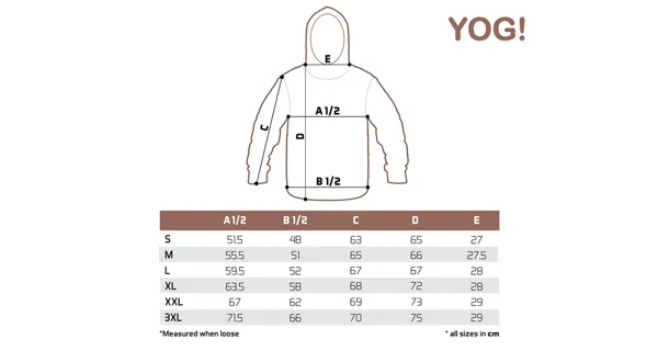 DELPHIN - Mikina s kapucí YOG! vel. 2XL