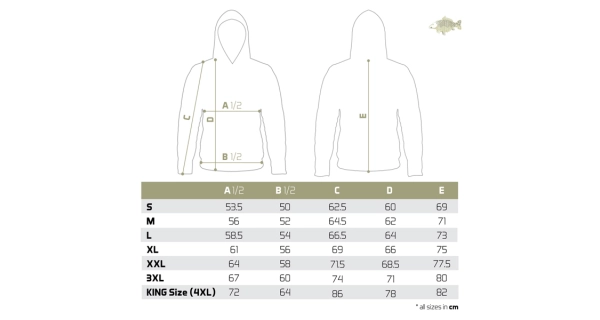 DELPHIN - Mikina Tackle kapr vel. S