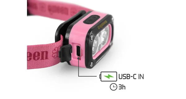 DELPHIN - Nabíjecí čelovka Queen 3W 115lm 1200mAh