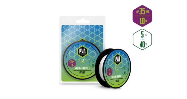 DELPHIN - Náhradní punčocha PVA Nastic Quick 10 m 35 mm