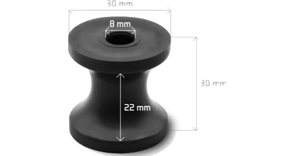 DELPHIN - Náhradní váleček na křeslo UNI 2 ks