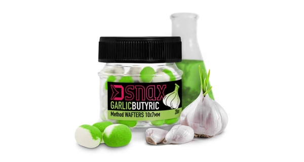DELPHIN - Nástraha D Snax Waft 7 x 5,5 mm 20 g Česnek Butyric