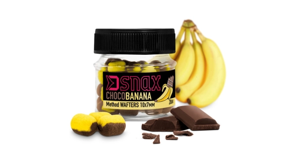 DELPHIN - Nástraha D Snax Waft 7 x 5,5 mm 20 g Čokoláda Banán