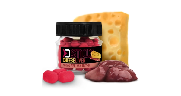 DELPHIN - Nástraha D SNAX WAFT 7x5,5 mm 20 g Sýr Játra
