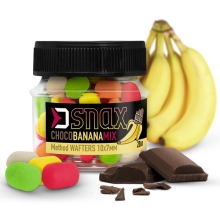 DELPHIN - Nástraha D SNAX WAFT MIX 10 x 7 mm 20 g Čokoláda a banán