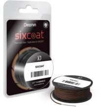 DELPHIN - Návazcová šňůra Skin Line Sixcoat Muddy 25 lb 13 m