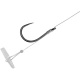DELPHIN - Návazec bez protihrotu FLR Quickstop vel. 6 8 cm 0,22 mm 6 ks