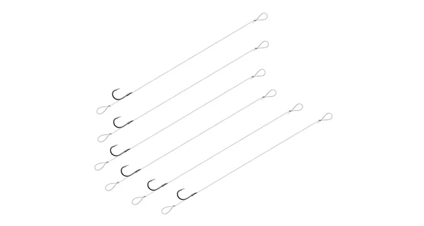 DELPHIN - Návazec s protihrotem FLR Loop vel. 10 12 cm 6 ks