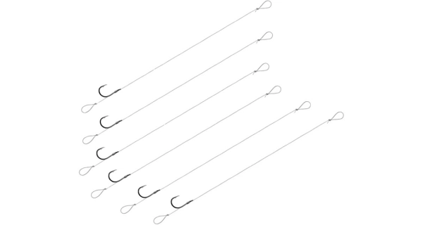 DELPHIN - Návazec s protihrotem FLR Loop vel. 6 12 cm 6 ks