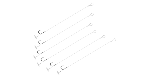 DELPHIN - Návazec s protihrotem FLR Quickstop vel. 10 12 cm 0,22 mm 6 ks