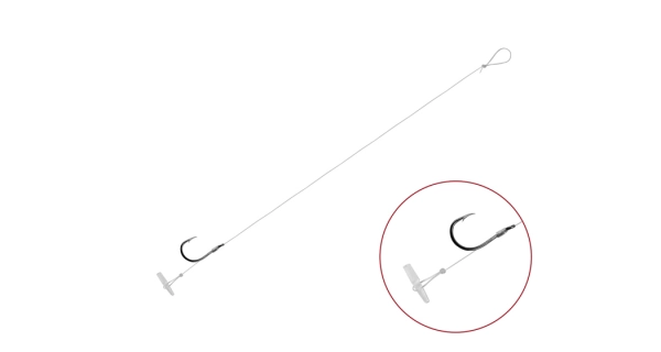 DELPHIN - Návazec s protihrotem FLR Quickstop vel. 6 12 cm 0,22 mm 6 ks