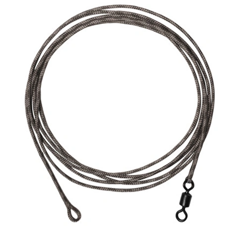 DELPHIN - Návazec The End Leadcore + Swivel 1 m 45 lb 3 ks