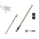 DELPHIN - Návazec TheEND Leadcore + Swivel 1 m 3 ks