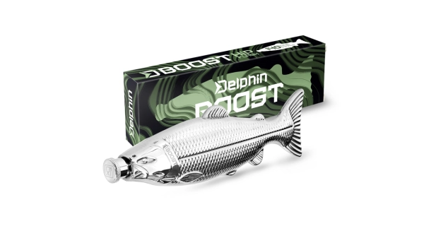 DELPHIN - Nerezová placatka Boost 140 ml