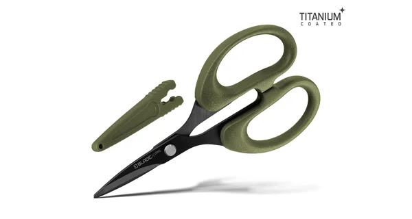 DELPHIN - Nůžky s vroubky BladeX Long Titan 12 cm