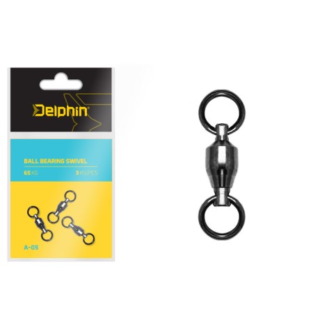 DELPHIN - Obratlík Ball Bearing Swivel A-05 / 2 ks 125 kg