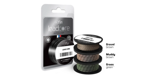 DELPHIN - Olověná šňůra Leadcore 5m 45 lb Muddy/hnědá