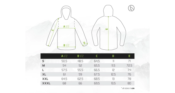 DELPHIN - Outdoorová mikina s kapucí Ixtera Camotic vel. 2XL