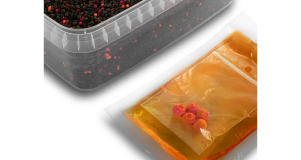 DELPHIN - Pelety Pellet box Reaxe Ready&Go 400 g Mango-Broskev