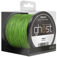 DELPHIN - Pletená šnůra Ghost 4+1 zelená 0,16 mm 18 lbs 200 m