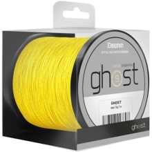 DELPHIN - Pletená šňůra Ghost 8+1 Žlutá 0,18 mm 9,1 kg 6000 m
