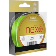 DELPHIN - Pletená šňůra Nexo 12 Fluo zelená 0,16 mm 24,2 lb 1300 m