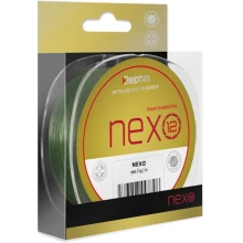 DELPHIN - Pletená šňůra Nexo 12 Zelená 0,25 mm 51,7 lb 130 m