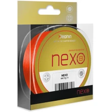 DELPHIN - Pletená šňůra Nexo 8 Fluo oranžová 0,16 mm 21,8 lb 130 m